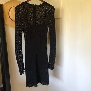 Free people black knit dress